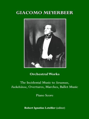 cover image of Giacomo Meyerbeer Orchestral Works